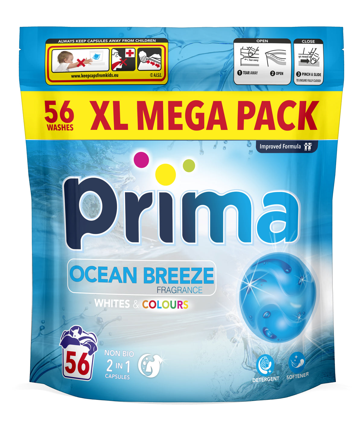 Laundry Pods 2 in 1 (Ocean Breeze)